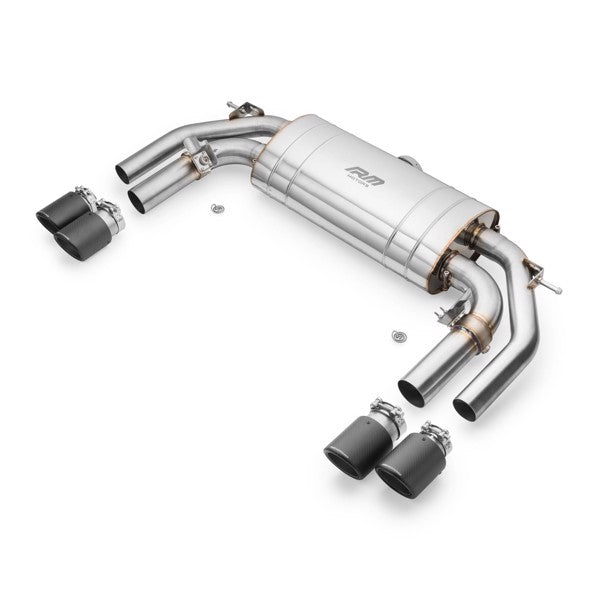 RM Motors Complete exhaust system AUDI S3 8Y 2.0 TFSI Sedan Beginning - Downpipe +straight pipe, AUDI tips - 1