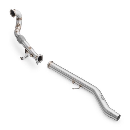 RM Motors Complete exhaust system AUDI S3 8Y 2.0 TFSI Sedan Beginning - Downpipe +straight pipe, AUDI tips - 4