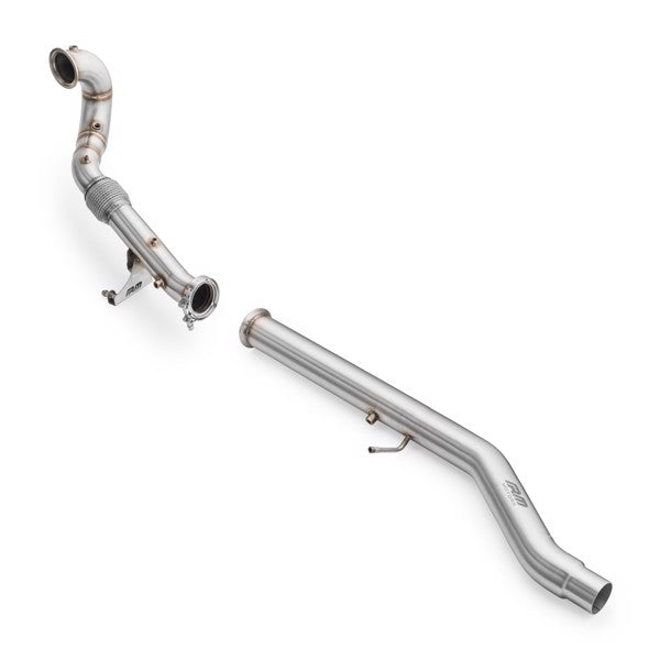 RM Motors Complete exhaust system AUDI S3 8Y 2.0 TFSI Sedan Beginning - Downpipe +straight pipe, AUDI tips - 2
