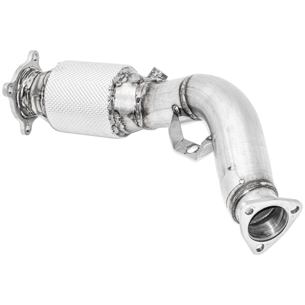 Friedrich Motorsport 76mm Downpipe med 200-Cellers Sports Katalysator, Rustfrit Stål Audi A4 B8 (8K)