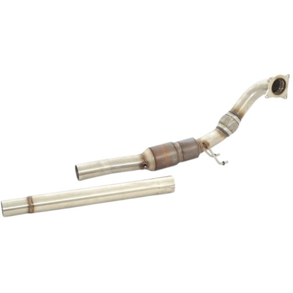 Friedrich Motorsport 76mm Downpipe med 200-cellers HJS Sportskatalysator. Rustfrit Stål