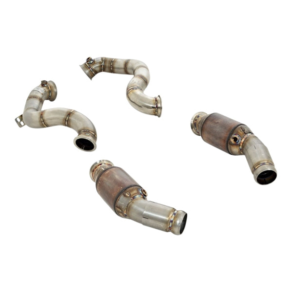 Friedrich Motorsport 2x76mm Downpipe 200-Cellers Sports Katalysator Mercedes S/W205 C63 / C63 S AMG