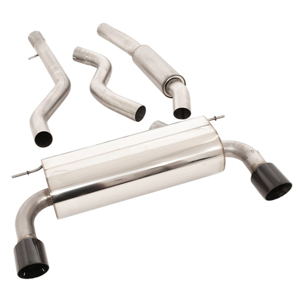Friedrich Motorsport 76 mm Duplex-System I Rustfrit Stål