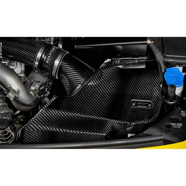 Eventuri Carbon Intake sæt med kulfiber luftfilter til Mercedes A35 AMG, GLA35, GLB35 og A250, inklusive rød luftfilterindsats o
