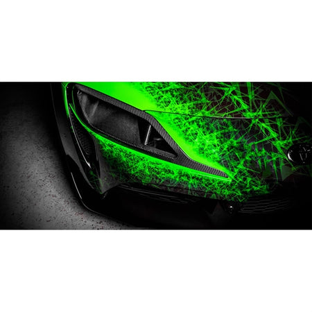 Eventuri Carbon Headlamp Duct til Toyota Supra MK5 i letvægts kulfiber med aerodynamisk design og holdbar finish