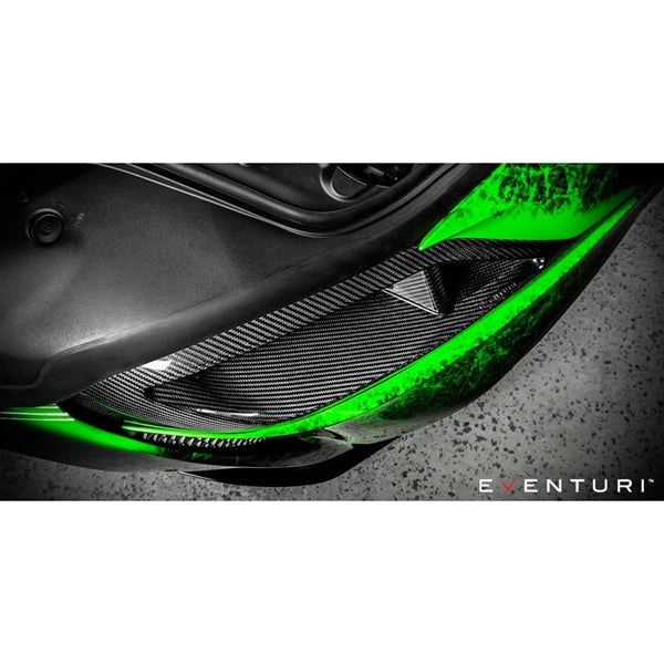 Eventuri Carbon Headlamp Duct til Toyota Supra MK5 i letvægts kulfiber med aerodynamisk design og holdbar finish