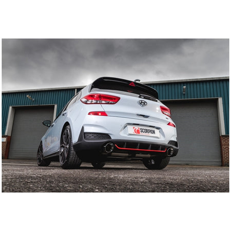 Scorpion Non-Resonated Cat-Back With Electronic Valve - Hyundai I30 - Daytona