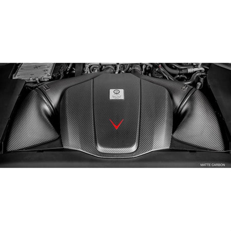 Eventuri carbon air intake system med gloss finish til Mercedes C190/R190 AMG GTR, GTS og GT, bestående af luftkanaler, filtre o