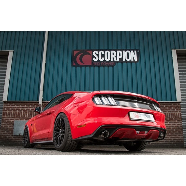 Scorpion Non-Resonated Cat-Back System - Ford Mustang - Daytona
