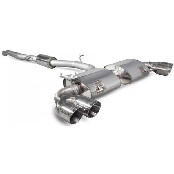 Scorpion Resonated CAT-Back System With Electronic Valves - Audi S1 - Daytona
