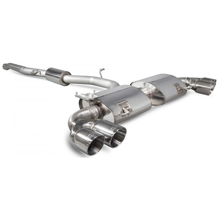 Scorpion Resonated CAT-Back System With Electronic Valves - Audi S1 - Daytona