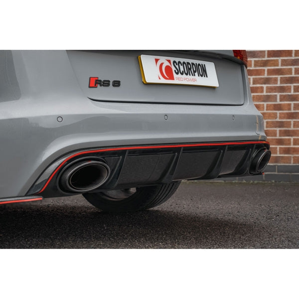Scorpion Resonated Half System With Trims - Audi RS6 - Ascari RS