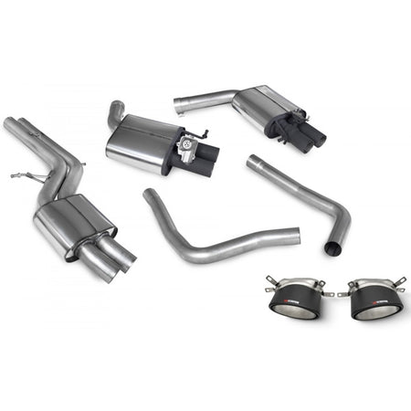 Scorpion Resonated Half System With Trims - Audi RS6 - Ascari RS