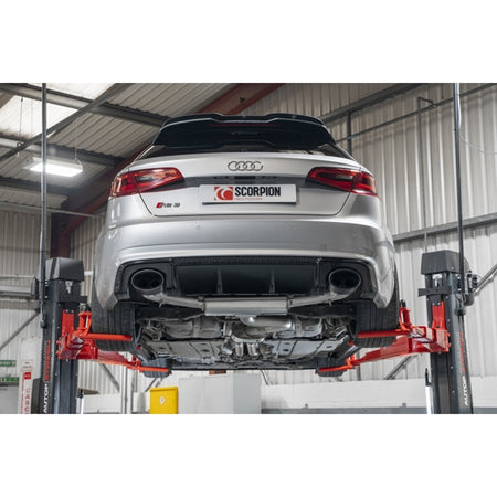 Scorpion Resonated CAT-Back System Without Valves - Audi RS3 - Ascari EVO