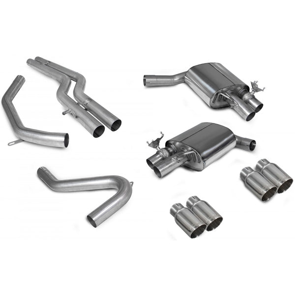 Scorpion Non-Resonated Half Systemnon - Audi S4 - Daytona