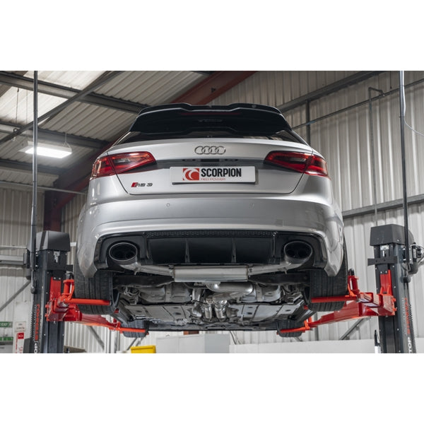 Scorpion Non-Res CAT-Back System With Valves - Audi RS3 - Ascari EVO