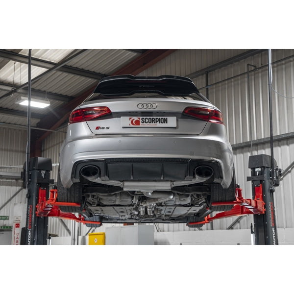 Scorpion Non-Res CAT-Back System Without Valves - Audi RS3 - Ascari EVO