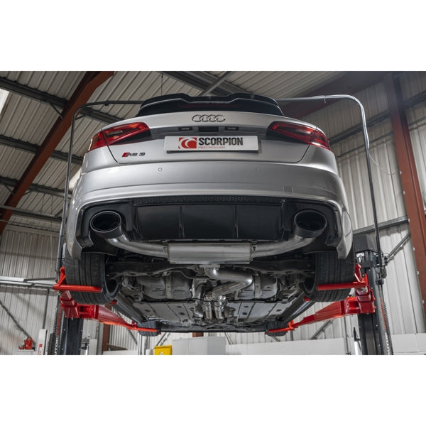 Scorpion Non-Res CAT-Back System Without Valves - Audi RS3 - Ascari EVO