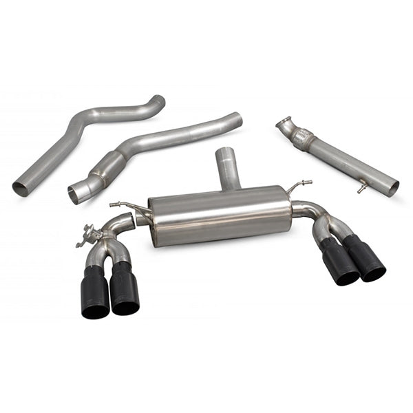 Scropion CAT-Back System With Electronic Valve - BMW M2 - Daytona Ceramic