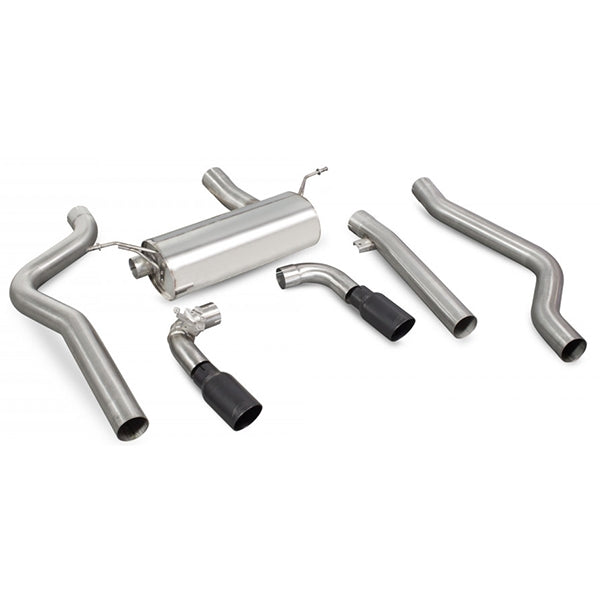 Scorpion Non-Resonated Cat-Back System with Electronic Valves - BMW M240I - Daytona Ceramic