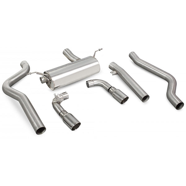 Scorpion Non-Resonated Cat-Back System with Electronic Valves - BMW M240I - Daytona