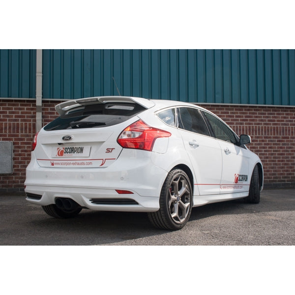 Scorpion Non-Resonated Cat-Back System - Ford Focus - Daytona Ceramic