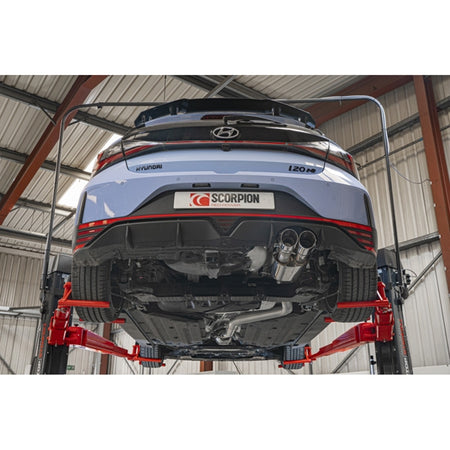 Scorpion GPF-Back With Electronic Valve - Hyundai I20 - Daytona