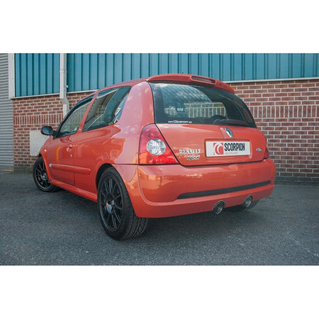 Scorpion Resonated Cat-Back System - Renault MK2 Clio 182 - Daytona
