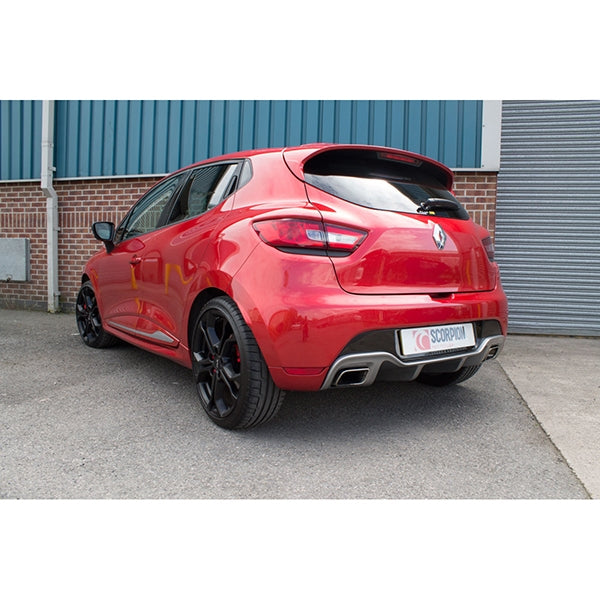 Scorpion Non-Resonated Cat-Back System - Renault MK4 Clio 200 EDC 13-15 - OE Fitment