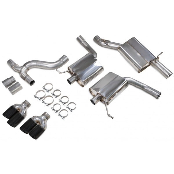 Scorpion Resonated GPF-Back System - Seat Leon - Daytona (Quad) Ceramic