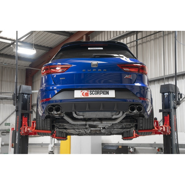 Scorpion Resonated GPF-Back System - Seat Leon - Daytona (Quad)