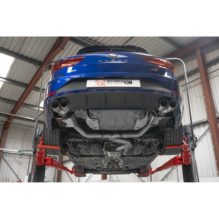 Scorpion Resonated GPF-Back System - Seat Leon - Daytona (Quad)