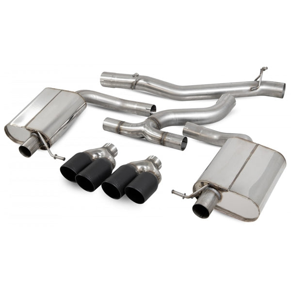 Scorpion Non-Resonated CAT-Back System - Seat Leon - Daytona (Quad) Ceramic
