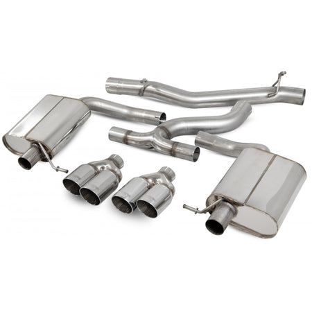 Scorpion Non-Resonated CAT-Back System - Seat Leon - Daytona (Quad)