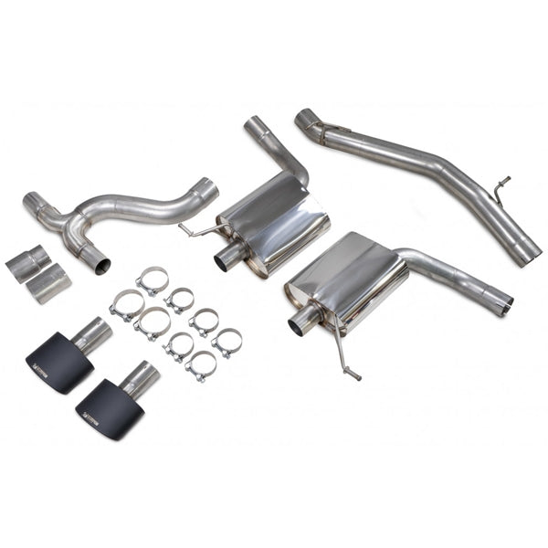 Scorpion Non-Resonated GPF-Back System - Seat Leon - EVO R Ceramic