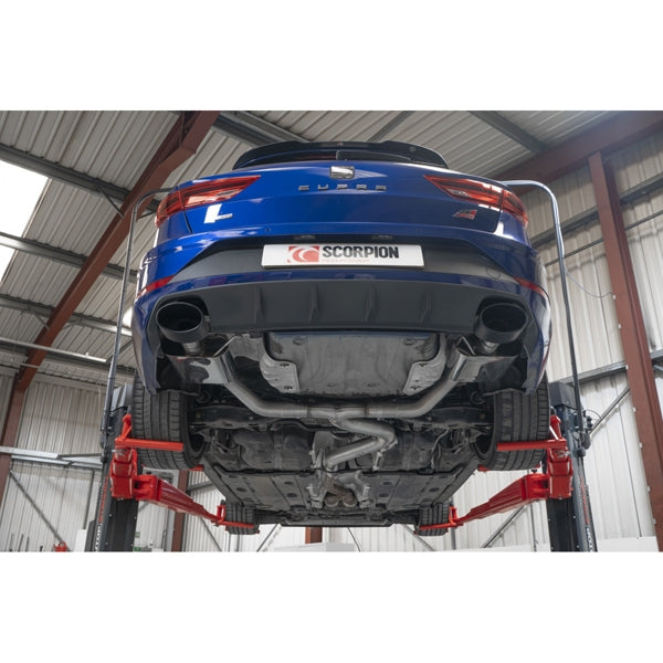 Scorpion Non-Resonated GPF-Back System - Seat Leon - EVO R Ceramic