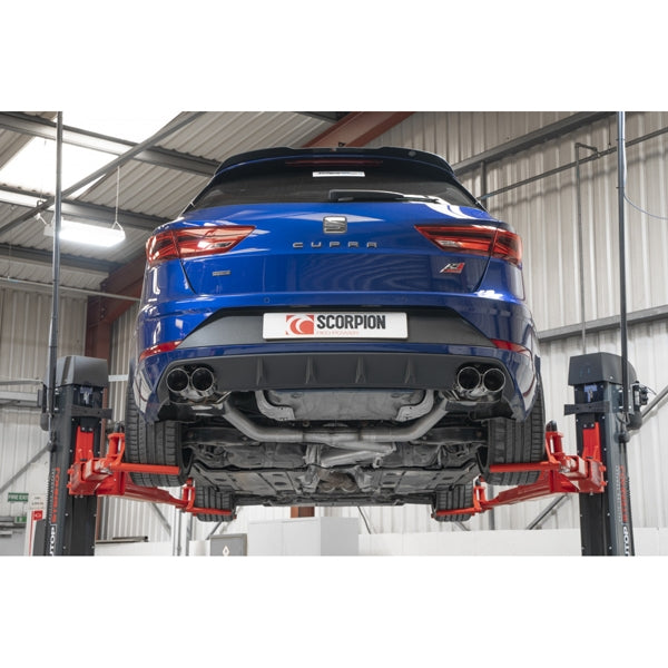Scorpion Non-Resonated GPF-Back System - Seat Leon - Daytona (Quad)