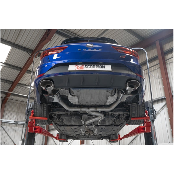 Scorpion Non-Resonated GPF-Back System - Seat Leon - EVO R