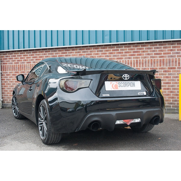 Scorpion Non-Resonated Secondary Cat-Back System - Subaru BRZ ZC6 - Daytona Ceramic