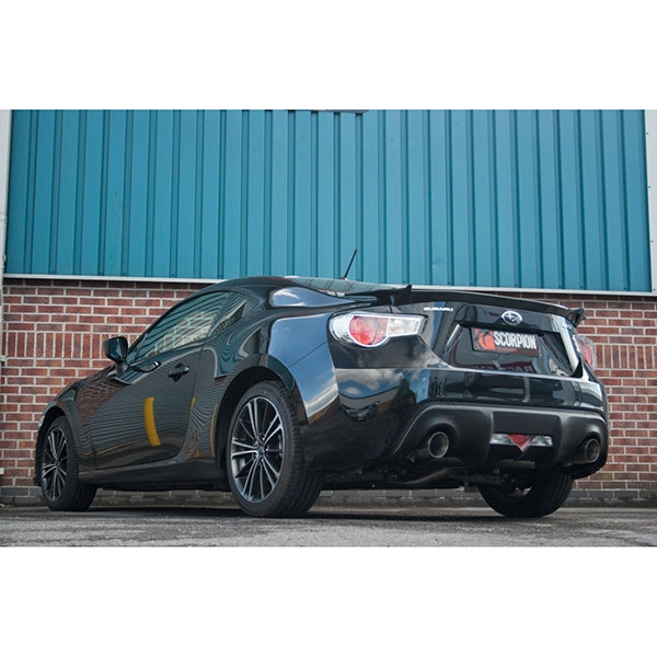 Scorpion Non-Resonated Secondary Cat-Back System - Subaru BRZ ZC6 - Daytona