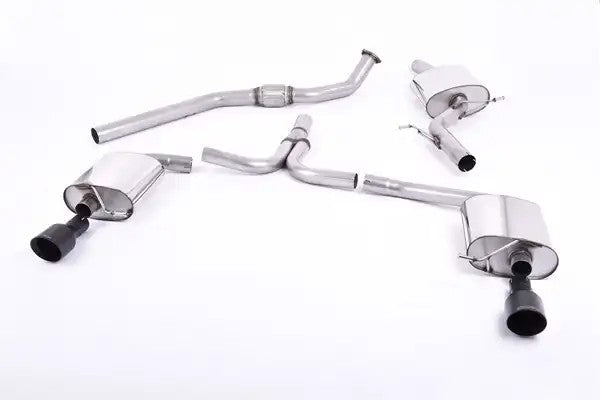 Milltek Cat-back Audi A4 2.0 TFSI S line B8 (2WD and quattro Tiptronic-only) Saloon & Avant