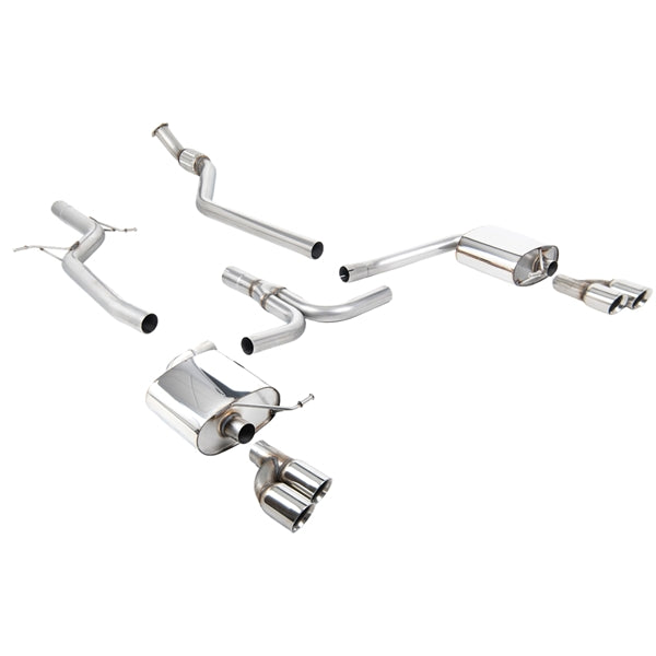 Milltek Cat-back Audi A4 2.0 TFSI S line B8 (2WD and quattro manual-only) Saloon & Avant