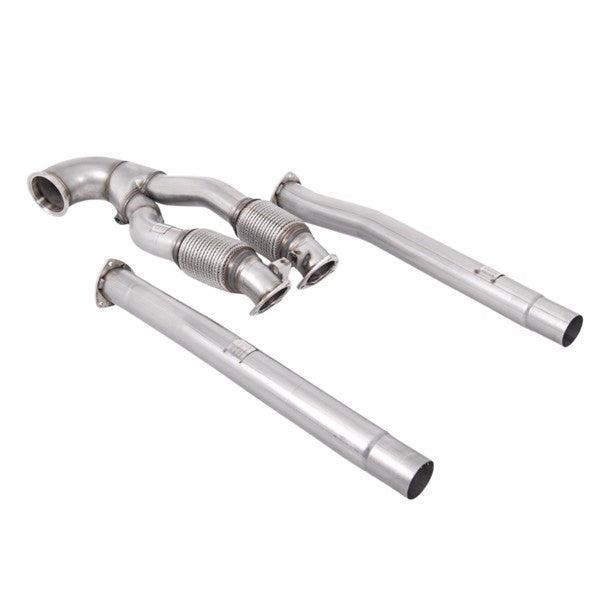Milltek downpipe til Audi RS3 Sportback 400PS (8V MQB Facelift, non-OPF/GPF) i rustfrit stål, højtydende biludstyrsdel.
