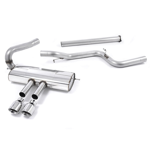 Milltek Cat-Back Non-Resonated (Louder) Ford Focus Mk3 ST 2.0-litre System - Polished Tips