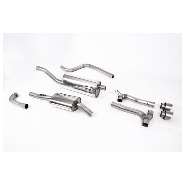 Milltek Cat-back Ford Fiesta MK8 1.0T EcoBoost ST-Line 3 & 5 Door (Non-OPF/GPF Models Only) - Dual Outlet Maxton Kits