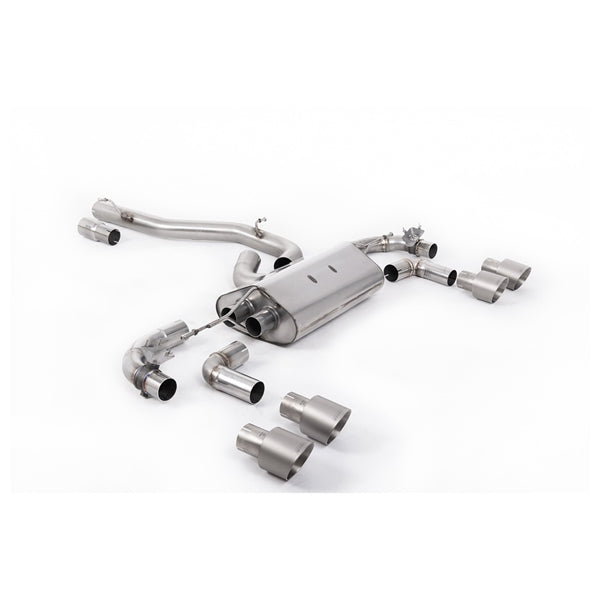 Milltek Cat-back Volkswagen Golf Mk7.5 R 2.0 TSI 300PS (Non-GPF Equipped Models Only) - 80mm Race Systems