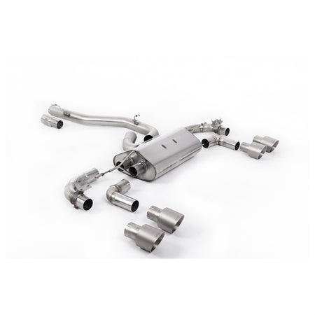 Milltek Cat-back Volkswagen Golf Mk7.5 R 2.0 TSI 300PS (Non-GPF Equipped Models Only) - 80mm Race Systems