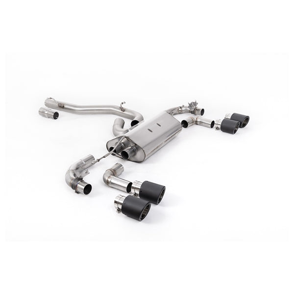 Milltek Cat-back Volkswagen Golf Mk7.5 R 2.0 TSI 300PS (GPF Equipped Models Only) - 80mm Race Systems