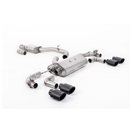 Milltek Cat-back Volkswagen Golf Mk7.5 R 2.0 TSI 300PS (GPF Equipped Models Only) - 80mm Race Systems