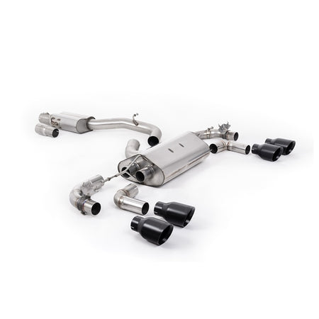 Milltek Cat-back Volkswagen Golf Mk7.5 R 2.0 TSI 300PS (Non-GPF Equipped Models Only) - 80mm Race Systems